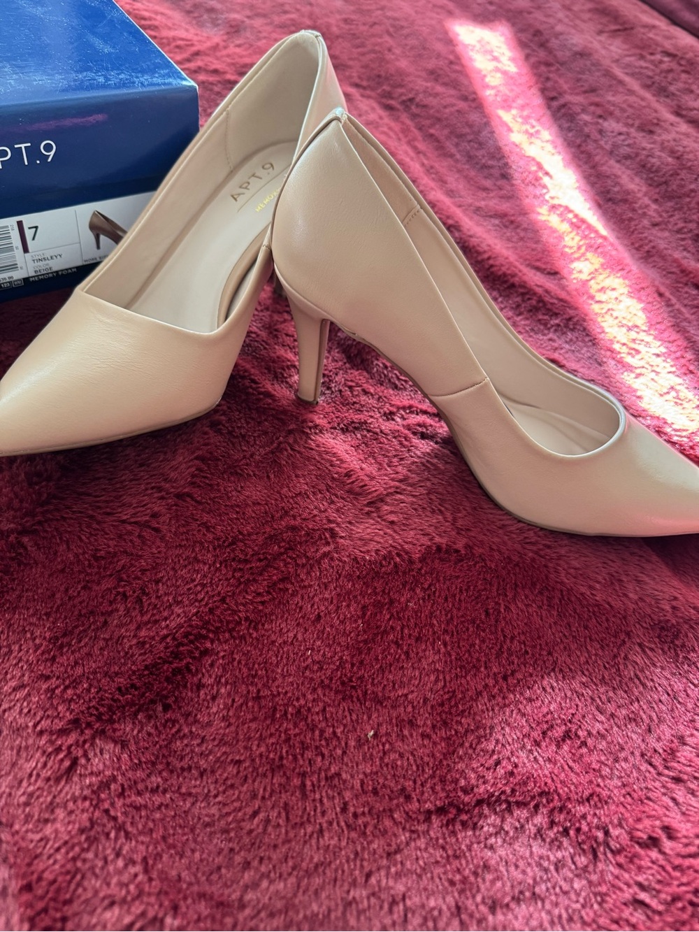 Apt. 9 Blush Pointed-Toe High Heel Pumps